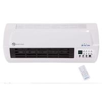 PURLIINE | Calefactor Cerámico Split de Pared 2000W, Mando a Distancia, Termostato Regulable y Diseño Moderno en Blanco