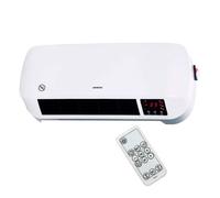 Calefactor cerámico de pared infiniton hcw-4505 eléctrico 2000w temporizador con mando a distancia