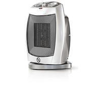 Calefactor Cerámico Giratorio Aire 1500W (Gris) - NEDIS