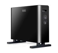 Black & Decker Convector con ventilación BXCSH2000E 2000W termostato 2 potencias analógico negro