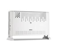 Calefactor convector eléctrico Jocca 2000W con termostato regulable, 3 niveles de calor, función turbo, protección contra sobrecalentamiento, diseño compacto y silencioso. Ideal si buscas consumir