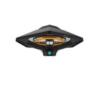 Calefactor de exterior cecotec readywarm 2000 power ceiling 2000w 3 potencias negro