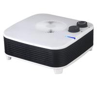 Calefactor de suelo horizontal con termostato ajustable y dos potencias de 1000/2000w 25 cm