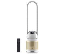 Calefactor de torre sin aspas de 40.5", con función de purificación, control remoto de enfriamiento sin aspas, 8 velocidades, temporizador de 8 h, oscilación de 80° para el hogar y la oficin