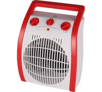 Taurus Tropicano Bagno Termoventilador, calefactor compacto, seguridad IP21 especial baños, termostato regulable, 2 velocidades de calor (1000W - 2000W) + ventilador, luz led, silencioso