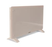 Calefactor eléctrico de lujo - Convector - Panel de vidrio - 2000W - Beige | WIFI