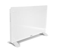Calefactor eléctrico de lujo - Convector - Panel de vidrio - 2000W - Blanco | WIFI