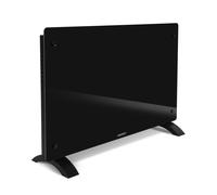 Calefactor eléctrico de lujo - Convector - Panel de vidrio - 2000W - Negro | WIFI