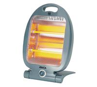 Calefactor eléctrico halógeno Jocca con barras de cuarzo y 800W de Potencia, 2 intensidades en un diseño insonoro, compacto, plegable y seguro. Idóneo para pequeñas estancias, despachos, oficinas,