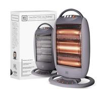 Calefactor EMMA - Envío 24h - Radidador Ultrasilencioso - Alta Categoría - Estufa con Protección de Sobrecalentamiento - Halógeno - Hasta 25m2 - Radiador Bajo Consumo - Niveles de Potencia