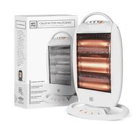 Calefactor EMMA - Envío 24h - Ultrasilencioso - Alta Categoría - Hasta 25 m2 - Radiador Bajo Consumo -Estufa con Protección Sobrecalentamiento - Radiador Bajo Consumo - Ajustable (B, Halogeno)