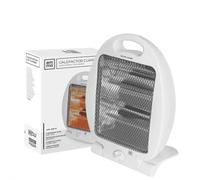 Calefactor EMMA - Envío 24h -Ultrasilencioso con niveles de potencia - Estufa con Protección de Sobrecalentamiento- Hasta 25m2 - Radiador Bajo Consumo (Blanco, Cuarzo O)