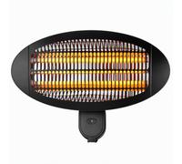Calefactor Exterior de Pared Cuarzo 2000W, 3 Potencias, IP34, Orientable