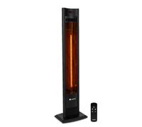 VONROC Calefactor Filicudi 2000W - Con mando a distancia, temporizador y niveles de calor ajustables - Elemento de carbono