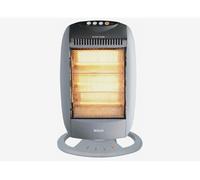 SOGO Estufa Eléctrica Bajo Consumo Giratoria 180 º o Fija - Calefactor con 3 Niveles de Potencia Ajustables - Calefactor Baño, Cocina, Habitación con Asa para Transporte - Estufa Halógena Oscilante