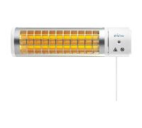 PURLINE | Estufa de Cuarzo para Baño 1200W Bajo Consumo, Protección IPX4, Tecnología Ultra Silenciosa - Estufa Cuarzo Baño Calentamiento Rápido y Ajustable