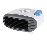 Calefactor horizontal. Regulador de termostato con función anti congelado. Dos posiciones de calor 1.000 y 2.000 W. Función ventilador.