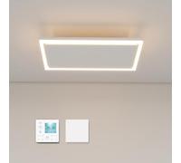 Calefactor infrarrojo de techo de 790 W, calefactor infrarrojo de con luz LED, calefactor radiante de con termostato y mando a distancia, calefactor eléctrico, panel calefactor, radiador