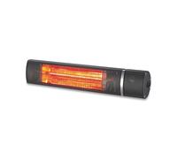 Calefactor Infrarrojo Eléctrico 2000W + Mando a Distancia Kemp IP65 Negro