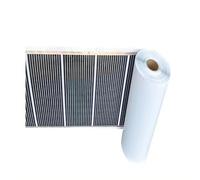 Calefactor infrarrojo montado en la pared de grafeno, película de calefacción por suelo radiante, panel silencioso para sala de estar, dormitorio y oficina, 50 x 25 cm, calentamiento rápido de bajo