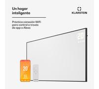 Calefactor infrarrojo Wonderwall Smart Bornholm 130x65cm App 770 W Klarstein