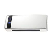 Calefactor mural de 2000w. ideal para pequeñas y medianas estancias. diseño sencillo y bonito. con mando a distancia. 3 modos de funcionamiento y temporizador.