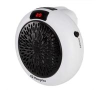 Orbegozo CR 4000 - Mini calefactor cerámico de enchufe, 2 velocidades, temporizador, display LED, termostato ajustable, sin cables, 600 W