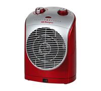 Orbegozo FH 5025 Calefactor oscilante, Termostato regulable, 2 niveles de potencia, Protección contra sobrecalentamiento, Función ventilador, 2200 W, Rojo Y Plata