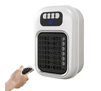Calefactor Para Dormitorio | Calefactor de Pared Portátil Pequeño con Ventilador | Unidad De Calefacción Con Mando Silencioso Para Hogar Dormitorio Baño Cocina Oficina Estudio