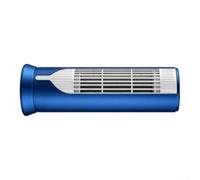 Calefactor para ptc 1000W para portátil Silencioso para Dormitorio y Oficina con Termostato y Protección Vuelco 28cm (US Blue)