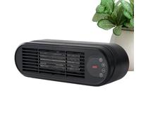Calefactor Pequeño Calentador Eléctrico Ajustable De 2 Velocidades | Dispositivo de Calefacción para Dormitorio Para Interior Oficina Dormitorio Baño Garaje Camping Tienda Coche