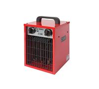 Perel Calentador de ventilador, para uso interior, 3 configuraciones de calor, 2000 W