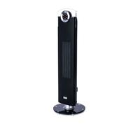 NEWTECK-Calefactor Cerámico Rhapsody, Termoventilador de Torre, 2500W, Temperatura Ajustable hasta 35º, Temporizador 12h. Oscilación 76º, Silencioso, Velocidad 1.6m/s, Mando a Distancia y Panel Táctil