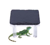 Calefactoras Para Dragones Barbudos Cueva de Escondite para Reptiles con | Decoración de Terrario para Geckos, Tortugas, Lagartos, Serpientes, Camaleones y Otros Reptiles