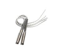 Calefactores de cartucho 2 tubos calefactores de doble cabezal de acero inoxidable 316SUS de 14 mm (25-35 mm) y 140/160/170/180/200 W(220V,140W 14x25mm(DxL))