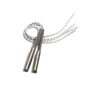 Calefactores de cartucho 2 unidades de tubo calefactor eléctrico cilíndrico tubular de acero inoxidable 316SUS de 16 mm y 25-35 mm con calentador doble de un solo cabezal.(380V,190W 16x30mm(DxL))