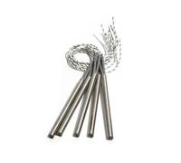 Calefactores de cartucho 5 unidades de resistencia calefactora de doble cabezal de 12 mm (190-220 mm) de acero inoxidable 316SUS, 110 V/220 V/380 V(380V,1050W 12x220mm(DxL))