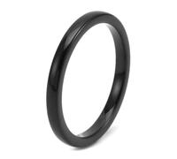 Calefee Anillo de nudillos para mujer, carburo de tungsteno, banda lisa pulida de 2 mm de ancho, talla 5 a 14, 11, Metal, Sin piedras preciosas