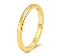 Calefee Anillo de tungsteno para boda, anillo de compromiso, anillo de compromiso, ancho 2 mm, liso, talla 47 a 72, 20, Metal no precioso, Sin piedras preciosas