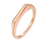 Calefee Anillos de nudillos para mujer, anillos de compromiso de acero inoxidable para mujer, banda lisa de 2,3 mm de ancho, talla J a Z+1, L 1/2, Metal, Sin piedras preciosas