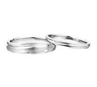 Calefee Juego de anillos de boda para él y ella, oro 585/750/375, anillos de boda sencillos y anchos de 3,9 mm, 2,4 mm, tallas 47 hasta 70, Damen 52 und Herren 70, Metal precioso, Sin piedra preciosa