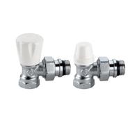 Caleffi 401 - Válvula termostatizable escuadra 3/8" para toma hierro