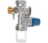 Caleffi 526152 - Unidad de seguridad de caldera y batería con válvula de cierre y válvula direccional controlable, 10 kW, 3/4''