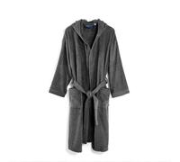 Caleffi Albornoz unisex para adultos con capucha, antracita, XXL