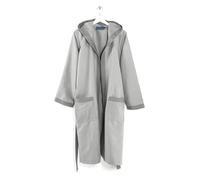 Caleffi Albornoz para Hombre Microfibra Bicolor para Mujer, Color Gris Talla XXL
