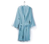 Caleffi, Albornoz Hombre y Mujer, Microfibra con Capucha, Bata de Casa Ligera y Suave, para Ducha, Sauna o Casa, Robe Baño