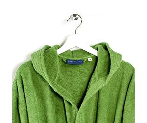 Caleffi - Albornoz Minorca junior | Increíblemente suave | Resistente a los lavados | Tejido fino de algodón | Colorantes no tóxicos, verde, talla M-XXL, material de algodón