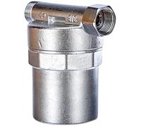 Caleffi - Antishock - Amortiguador de Golpe de ariete para tubería, para fregaderos, lavabos y lavadoras, conexión 3/8 "F para Rosca 3/8" M - Cromado - Modelo n. 525130