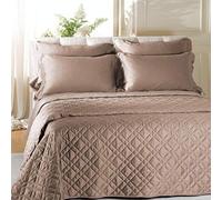 Caleffi Colcha Cama 100% Algodon - Colcha Bouti Ligera, Manta Verano, Colchas Modernas - Suave y Duradera para un Descanso Matrimonial- Plaid Multiusos y Sofa