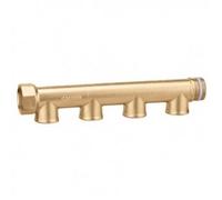 Caleffi - Colector simple, modulable. Derivaciones hembra. Casquillo 1 1/4" Derivaciones x 2 1/2" F. Distancia entre ejes 60